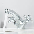Chrome Effect Basin Mixer Tap Cloakroom Mono Bathroom Sink Tap + Waste + Fixing Kits