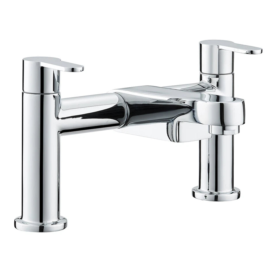New Waterfall Bathroom Taps Chrome Basin Mixer Bath Filler Deck Tap