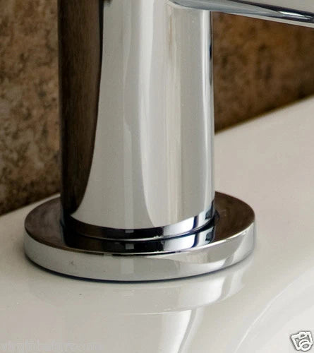 BATHROOM BASIN SINK HOT & COLD PAIR TAPS SET CHROME SOLID BRASS