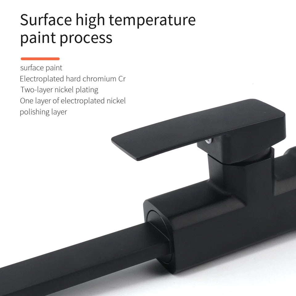 Kitchen Sink Mixer Taps Swivel Spout Single Lever Tap Mono Modern Faucet